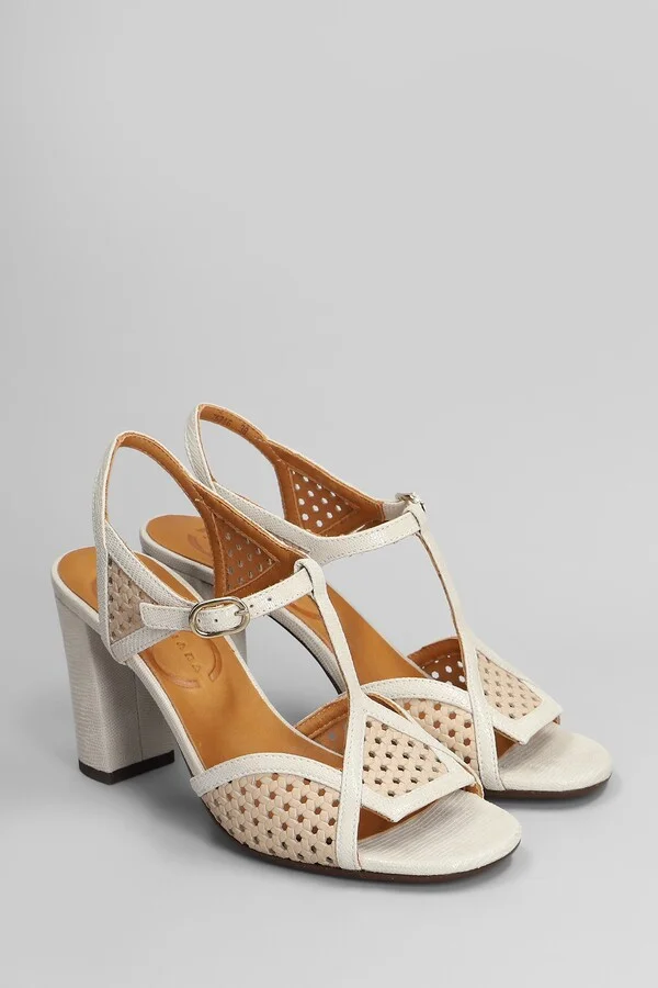 Bessy 46 Sandals In Beige Leather - Image 2