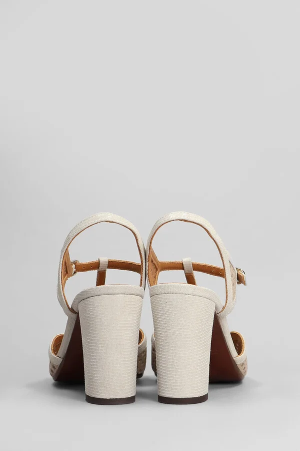 Bessy 46 Sandals In Beige Leather - Image 4