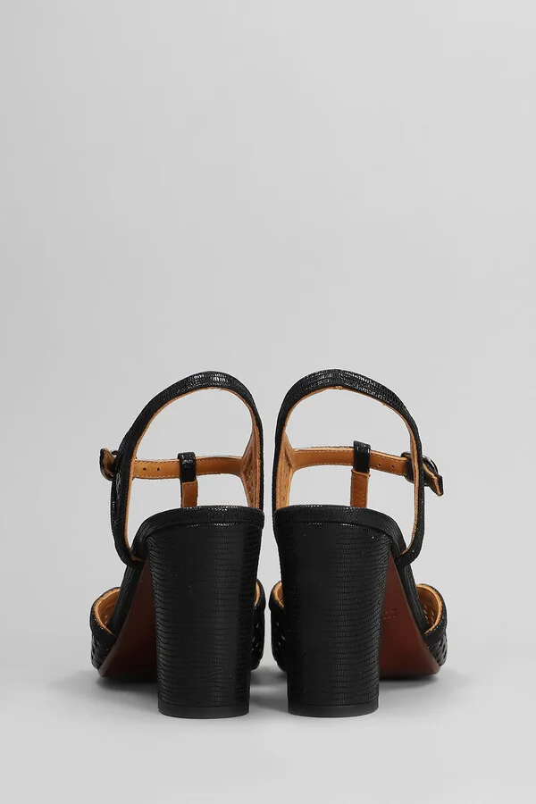 Bessy 46 Sandals In Black Leather - Image 4