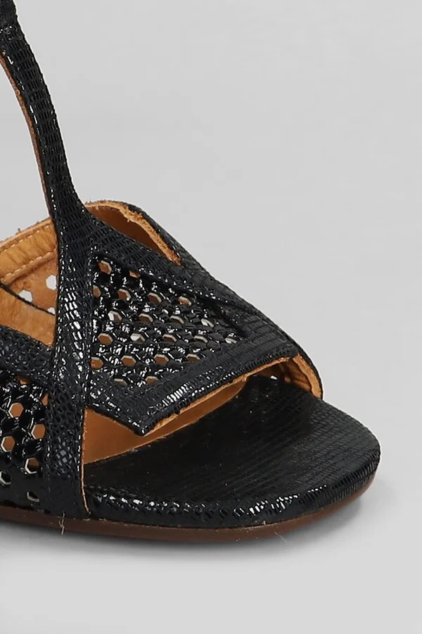 Bessy 46 Sandals In Black Leather - Image 5