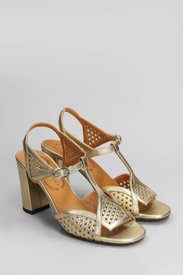 Bessy 46 Sandals In Gold Leather - Image 2