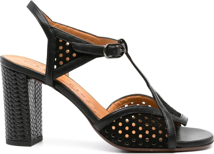 Bessy perforated-panels sandals