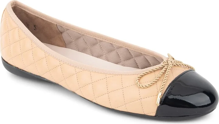 Black Patent/ Beige Nappa
