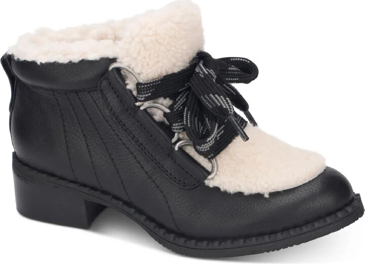 Best Stitch Womens Leather Shearling Shooties
