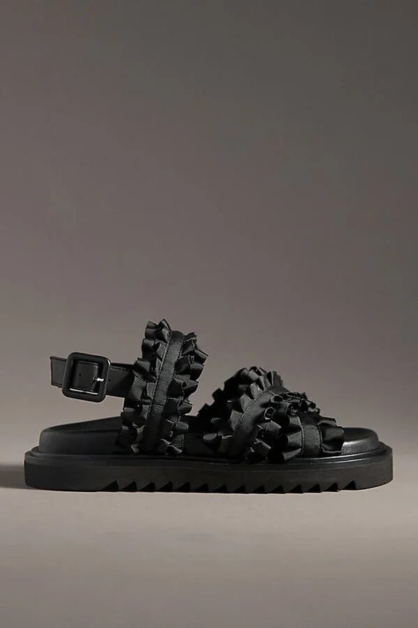 Bestfriend Ribbon Slide Sandals