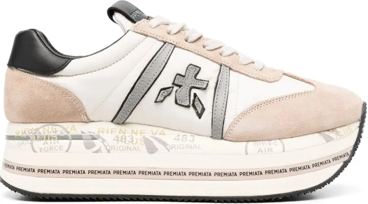 Beth 6500 logo-patch sneakers
