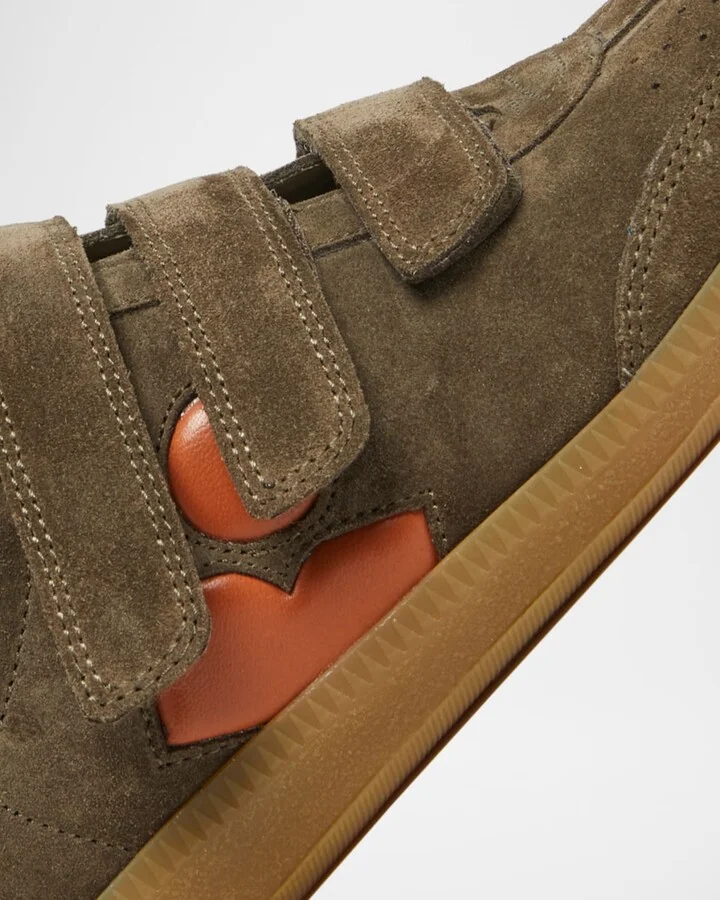 Beth Bicolor Mixed Leather Sneakers - Image 7