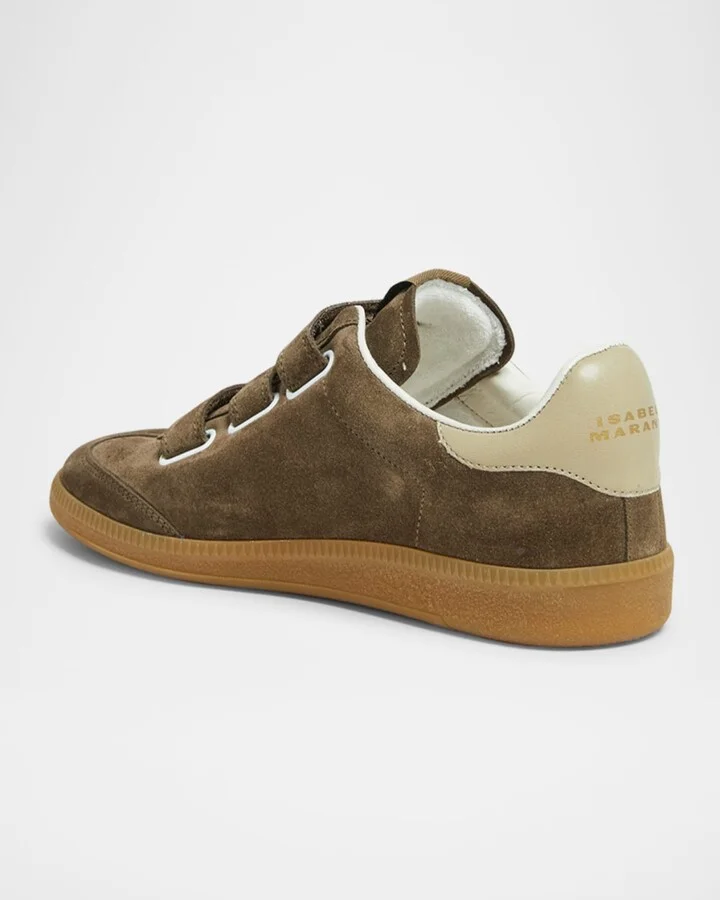 Beth Bicolor Mixed Leather Sneakers - Image 8
