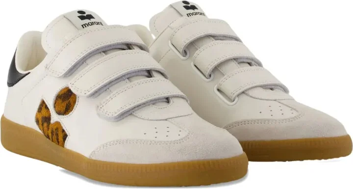 Beth Gb leopard-print calfskin sneakers - Image 3