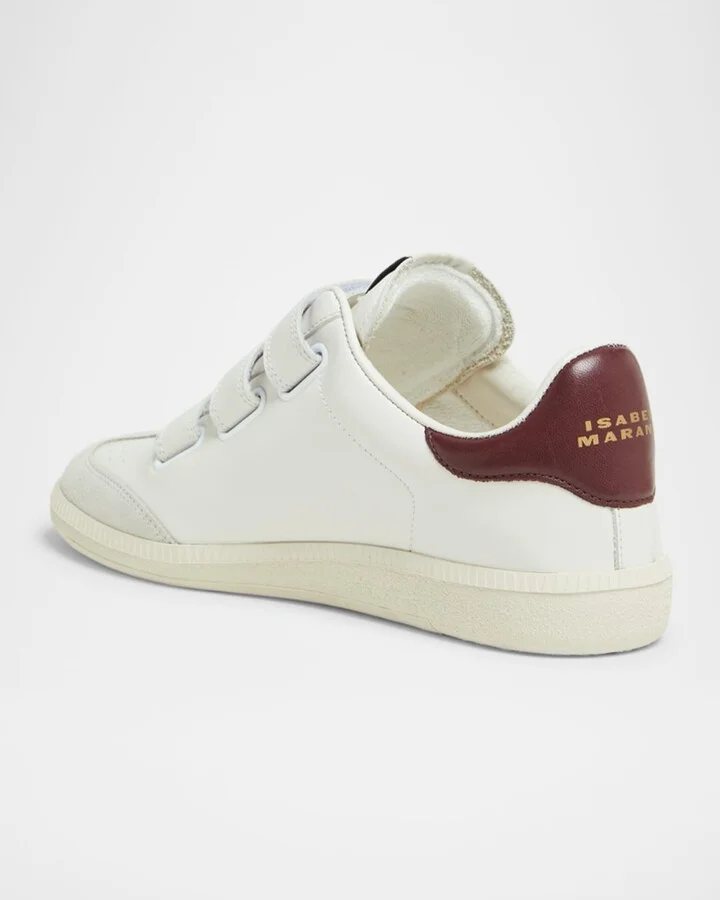 Beth Low-Top Leather Sneakers - Image 2