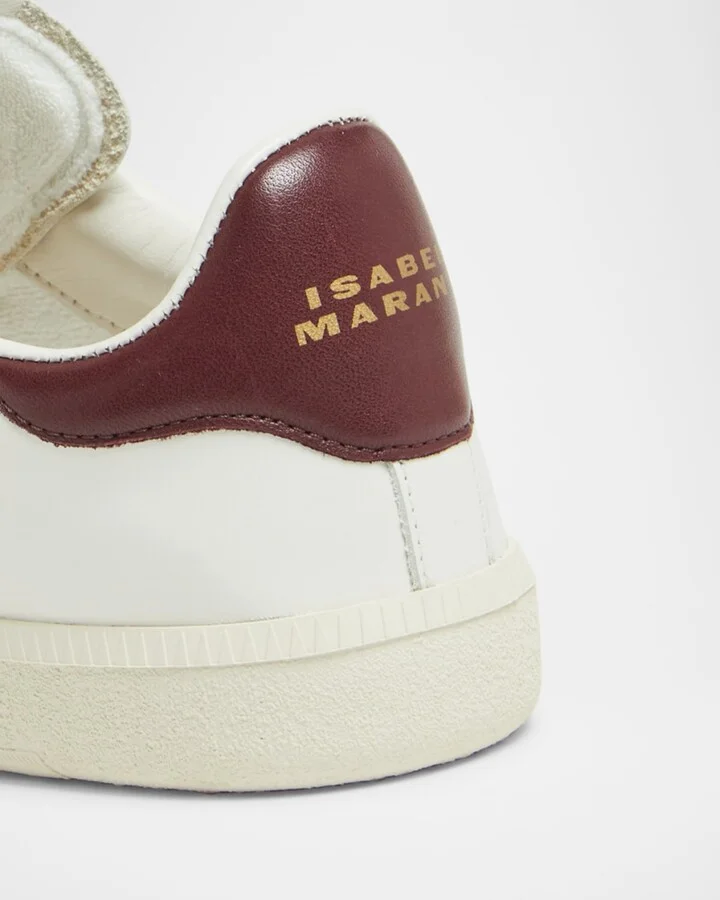 Beth Low-Top Leather Sneakers - Image 3