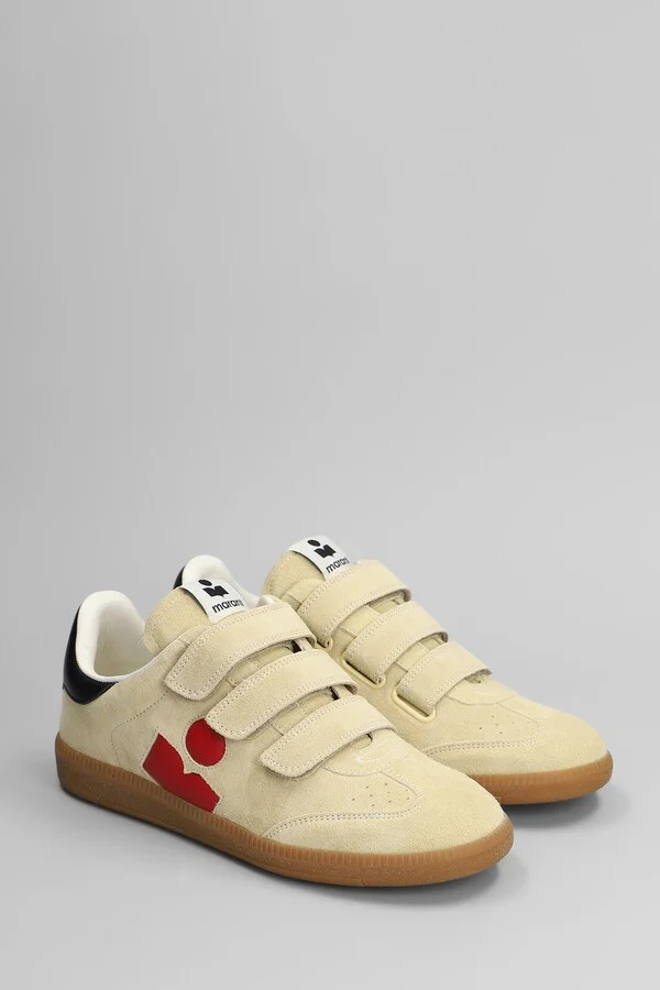 Beth Sneakers In Beige Suede - Image 2