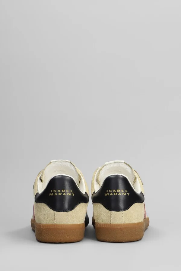 Beth Sneakers In Beige Suede - Image 4