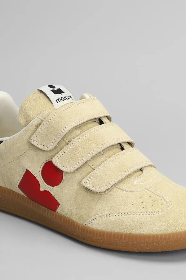 Beth Sneakers In Beige Suede - Image 5