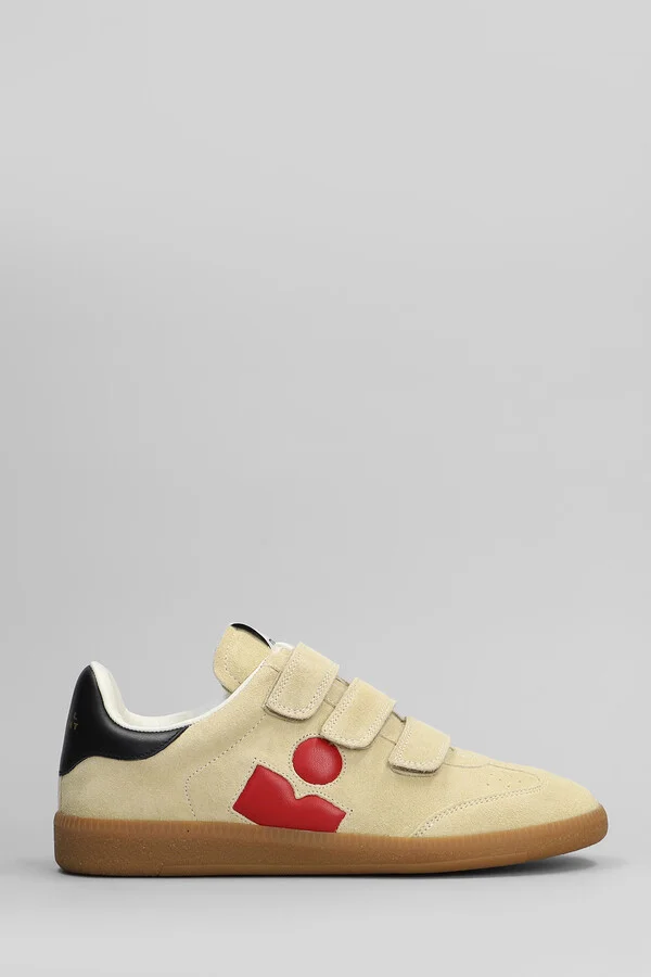 Beth Sneakers In Beige Suede