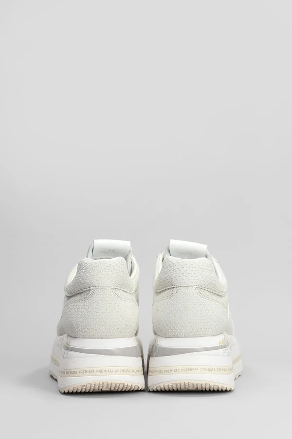 Beth Sneakers In White Leather - Image 4