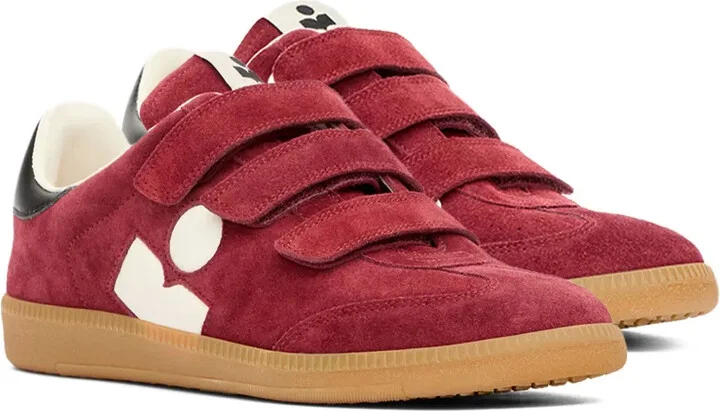 Beth touch-strap suede sneakers - Image 2