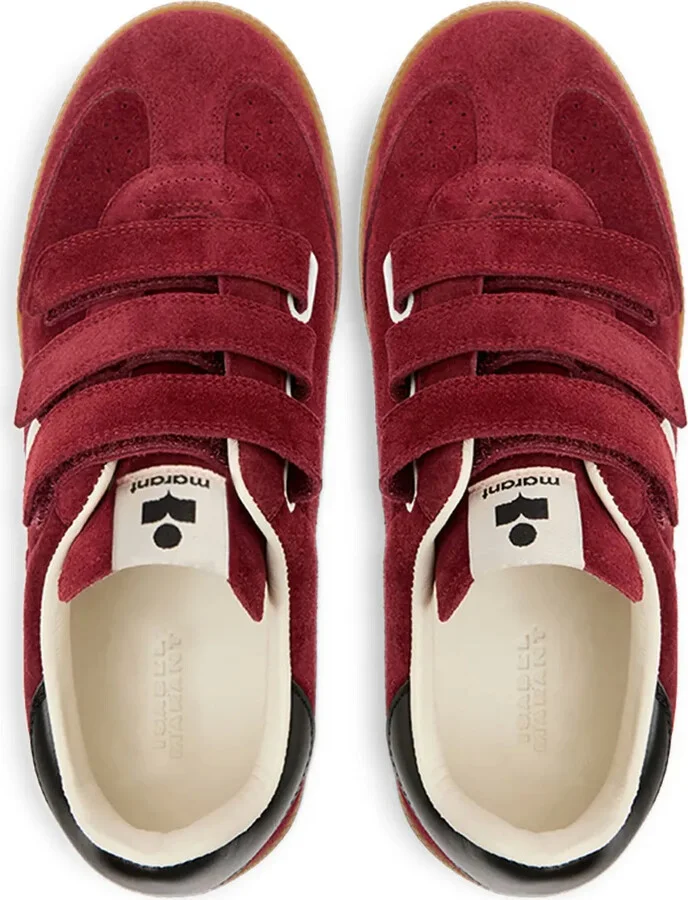 Beth touch-strap suede sneakers - Image 4
