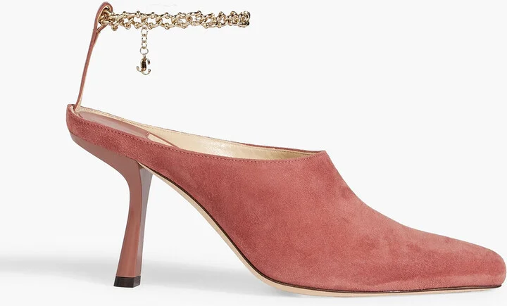 Betha 85 suede pumps
