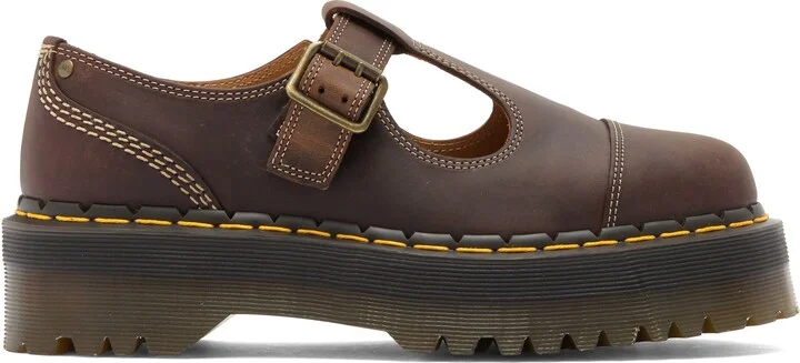 Bethan Arc Crazy Horse Platform Mary Jane Shoes - Image 4