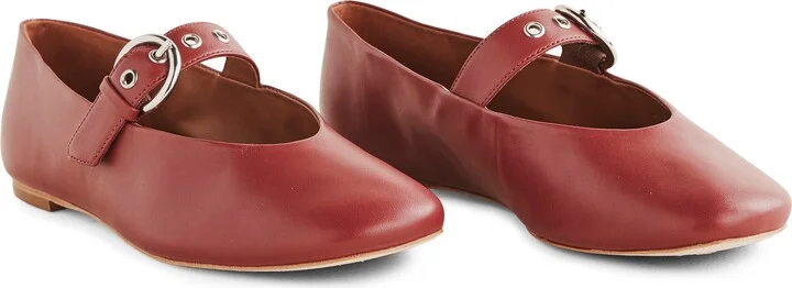 Brick Red Leather