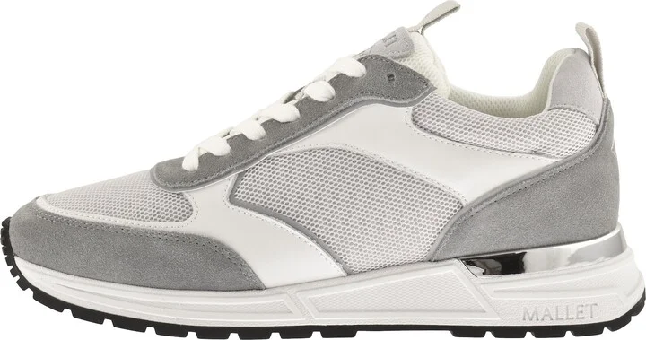 Bethnal Trainers White Grey