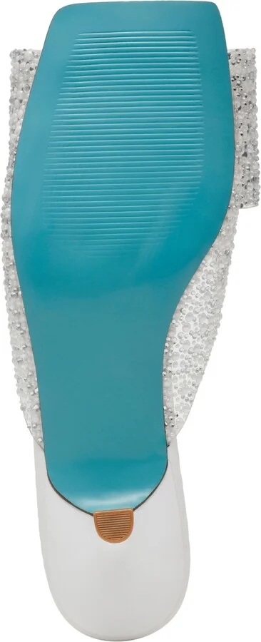 Betsey Johnson Babe Lucite Kitten Heel Mules - Image 5