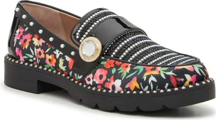 Black/Green/Pink Floral Print