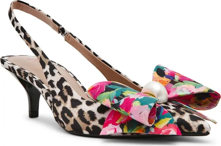 Beige/Black Leopard Print & Multicolor
