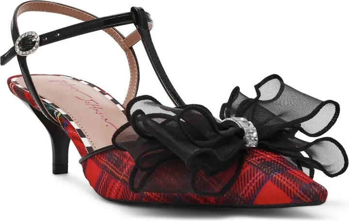 Red/Black Plaid Print