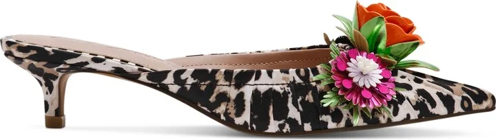 Betsey Johnson Women's Abigayl Floral Dress Mules - Image 6