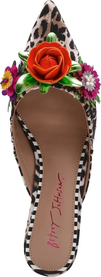 Betsey Johnson Women's Abigayl Floral Dress Mules - Image 8