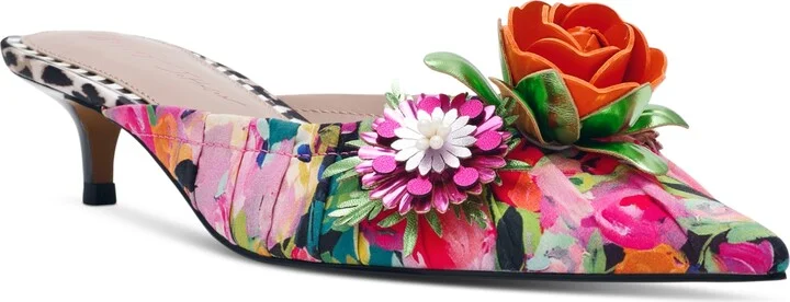 Betsey Johnson Women's Abigayl Floral Dress Mules