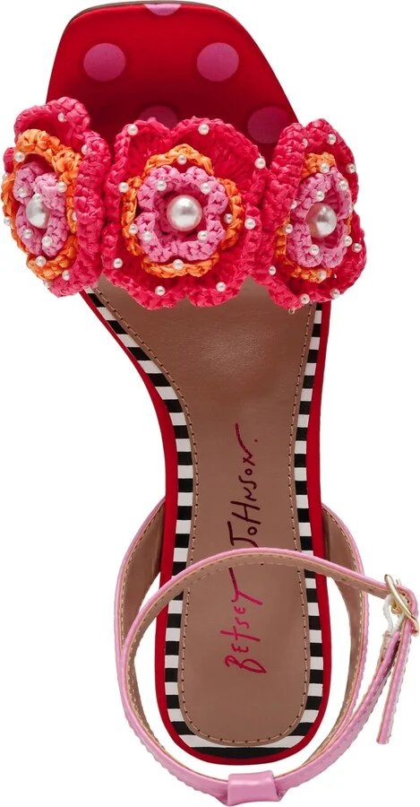 Betsey Johnson Women's Ainsleyy Macrame Dress Sandals - Image 4