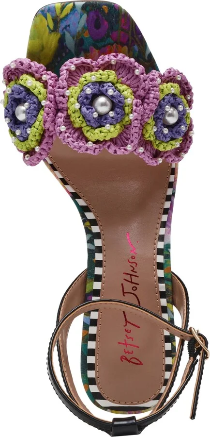 Betsey Johnson Women's Ainsleyy Macrame Dress Sandals - Image 8