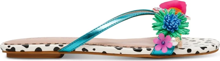 Betsey Johnson Women's Avin Strappy Novelty Slide Sandals - Image 2