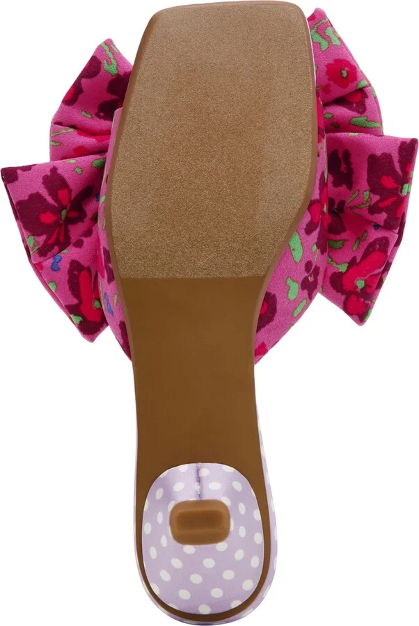 Betsey Johnson Women's Aylah Bow Kitten-Heel Sandals - Image 5