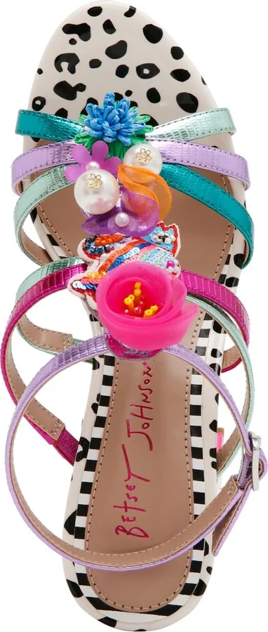 Betsey Johnson Women's Azallia Embellished Strappy Dress Sandals - Image 4
