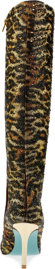 Betsey Johnson Women's Brea Rhinestone Tall Boots - Image 3
