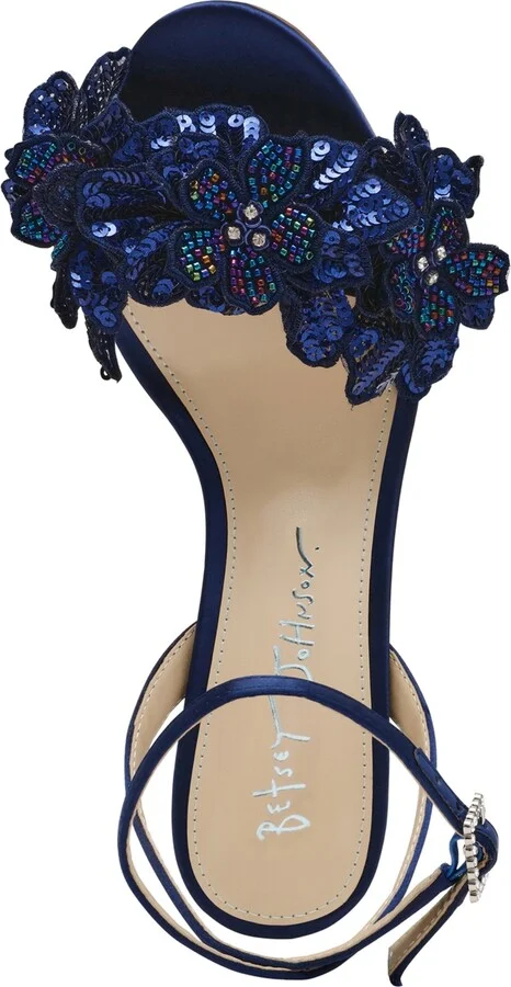 Betsey Johnson Women's Cali Flower Dress Sandals - Image 4