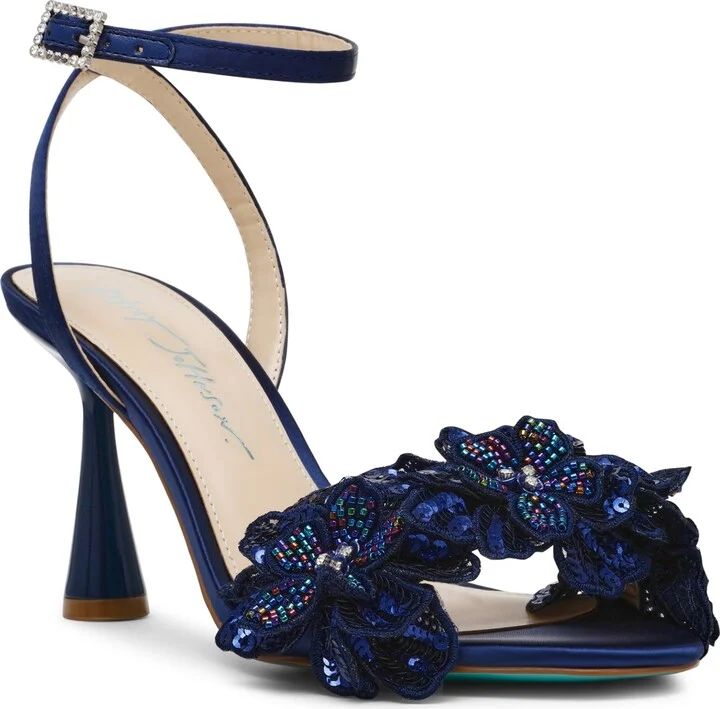 Betsey Johnson Women's Cali Flower Dress Sandals