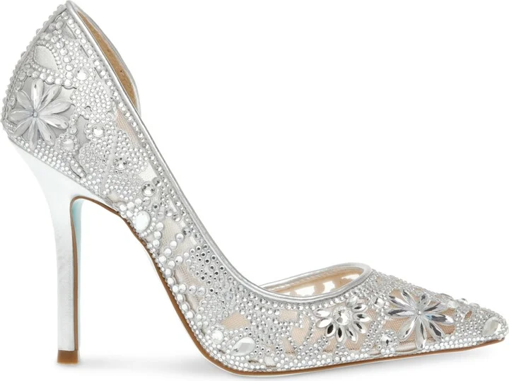 Betsey Johnson Women's Chic Rhinestone Evening Pumps - Image 2
