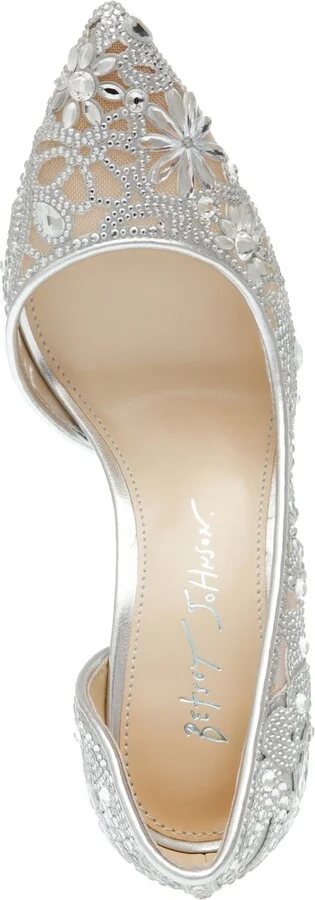 Betsey Johnson Women's Chic Rhinestone Evening Pumps - Image 4