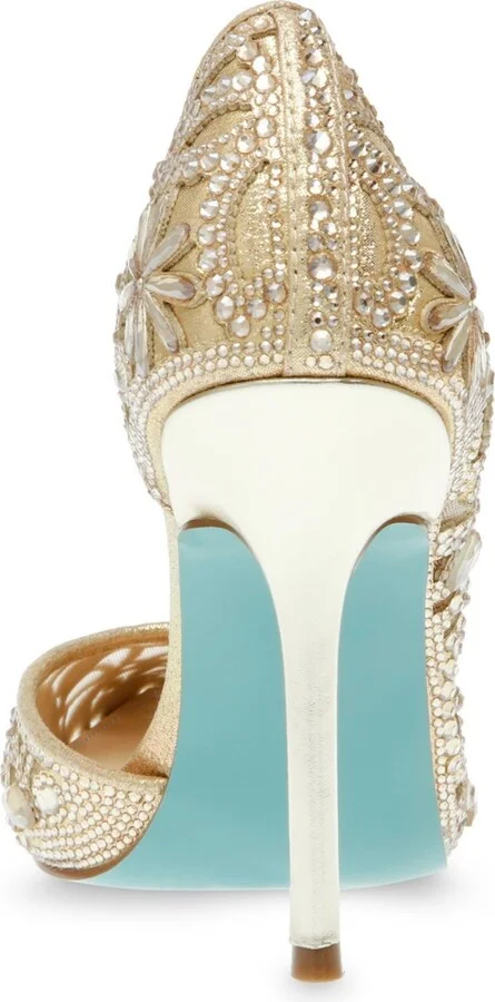 Betsey Johnson Women's Chic Rhinestone Evening Pumps - Image 7