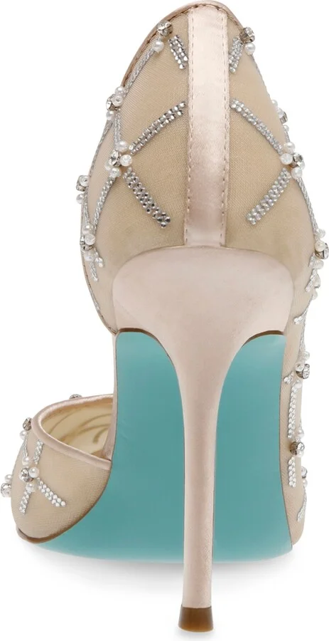 Betsey Johnson Women's Cruze Rhinestone Embellished Evening Pumps - Image 3