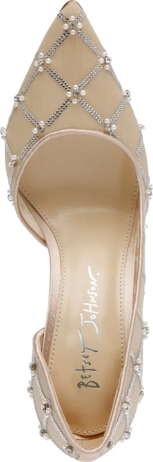 Betsey Johnson Women's Cruze Rhinestone Embellished Evening Pumps - Image 4
