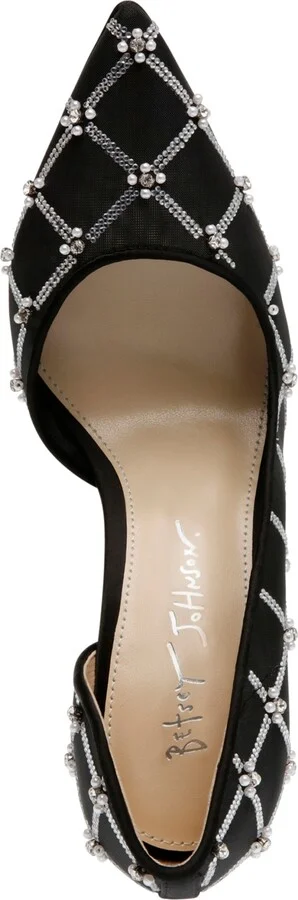 Betsey Johnson Women's Cruze Rhinestone Embellished Evening Pumps - Image 8