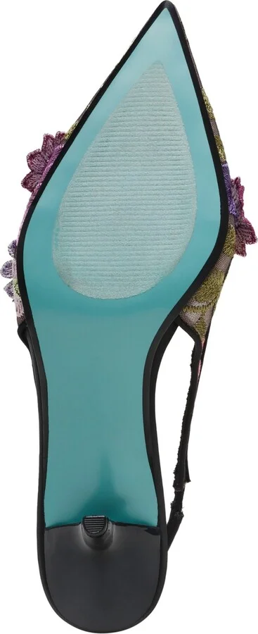 Betsey Johnson Women's Dian Floral Slingback Pumps - Image 5
