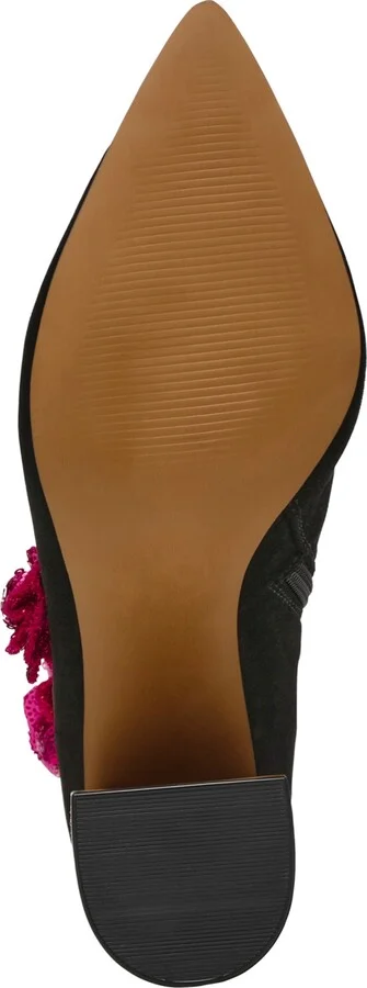 Betsey Johnson Women's Finlee Rosette Flare-Heel Dress Booties - Image 5