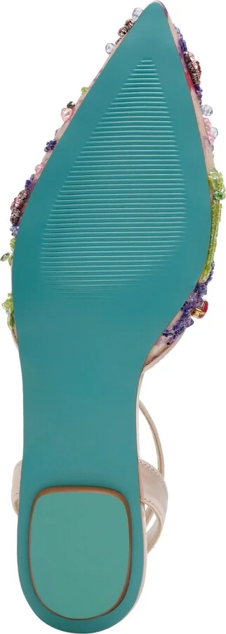 Betsey Johnson Women's Garbo Jeweled Mesh Flats - Image 5